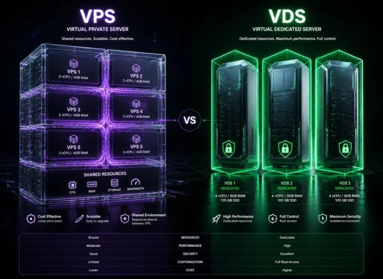 VPS ve VDS Arasındaki Farklar Nelerdir? (Hangisini Seçmeli?)